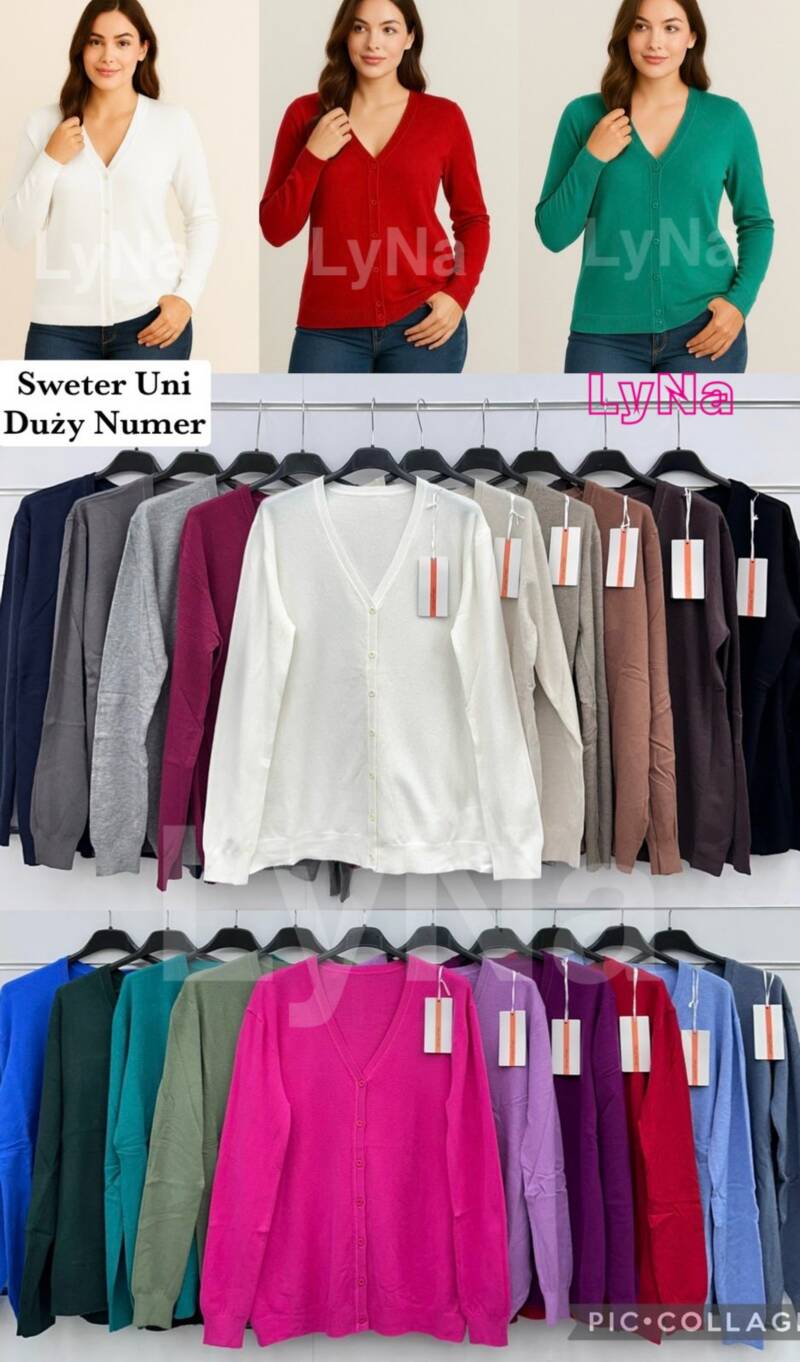 Swetry damskie (Włoskie produkt) Roz Standard, Mix Kolor Paczka 5 szt