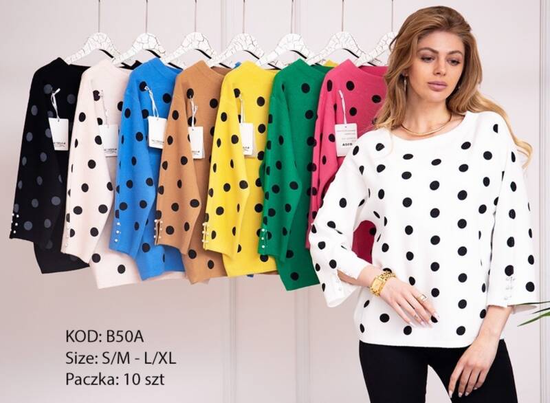 Swetry damskie Roz S/M-L/XL, Mix Kolor Paczka 10 szt