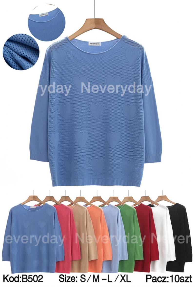 Swetry damskie Roz S/M-L/XL, Mix Kolor Paczka 10 szt