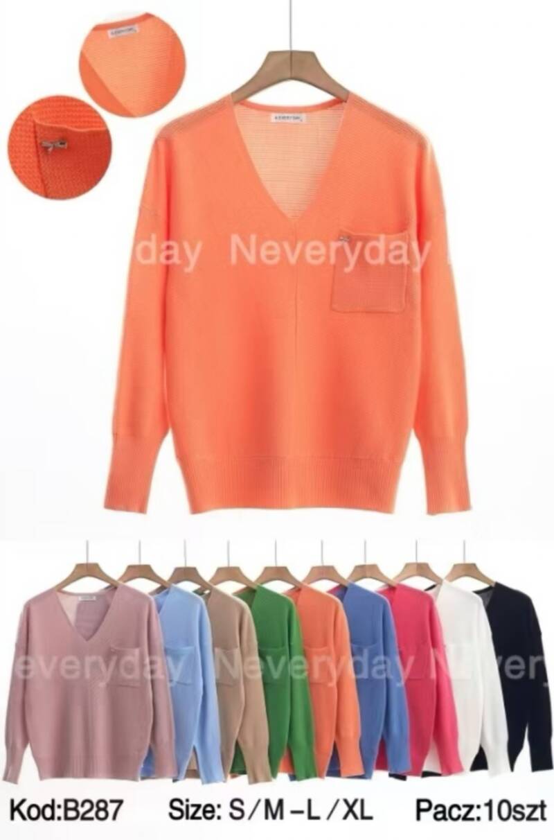 Swetry damskie Roz S/M-L/XL, Mix Kolor Paczka 10 szt