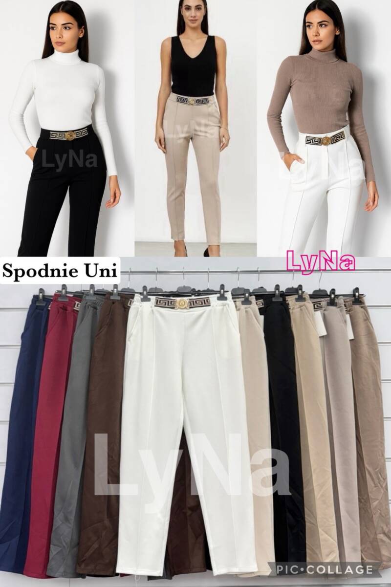 Spodnie  damskie (Włoskie produkt) Roz Standard, Mix Kolor Paczka 5 szt