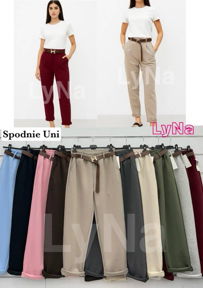 Spodnie  damskie (Włoskie produkt) Roz Standard, Mix Kolor Paczka 5 szt