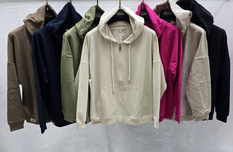 Bluza damska ( Turecki produkt) Roz Standard , Mix Kolor .Paczka 12 szt