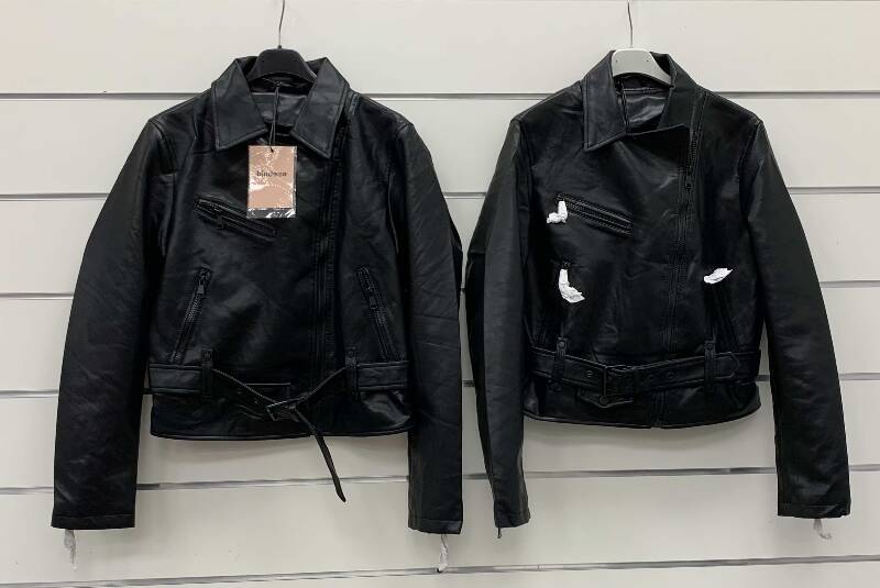 Kurtki damskie skórzana (Włoskie produkt) Roz S-2XL, Mix Kolor Paczka 5 szt