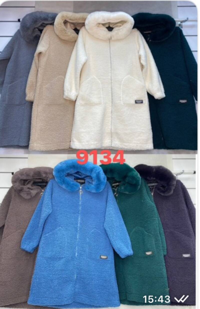 Kurtka alpaka damska Roz S-2XL, 1 Kolor Paczka 5 szt