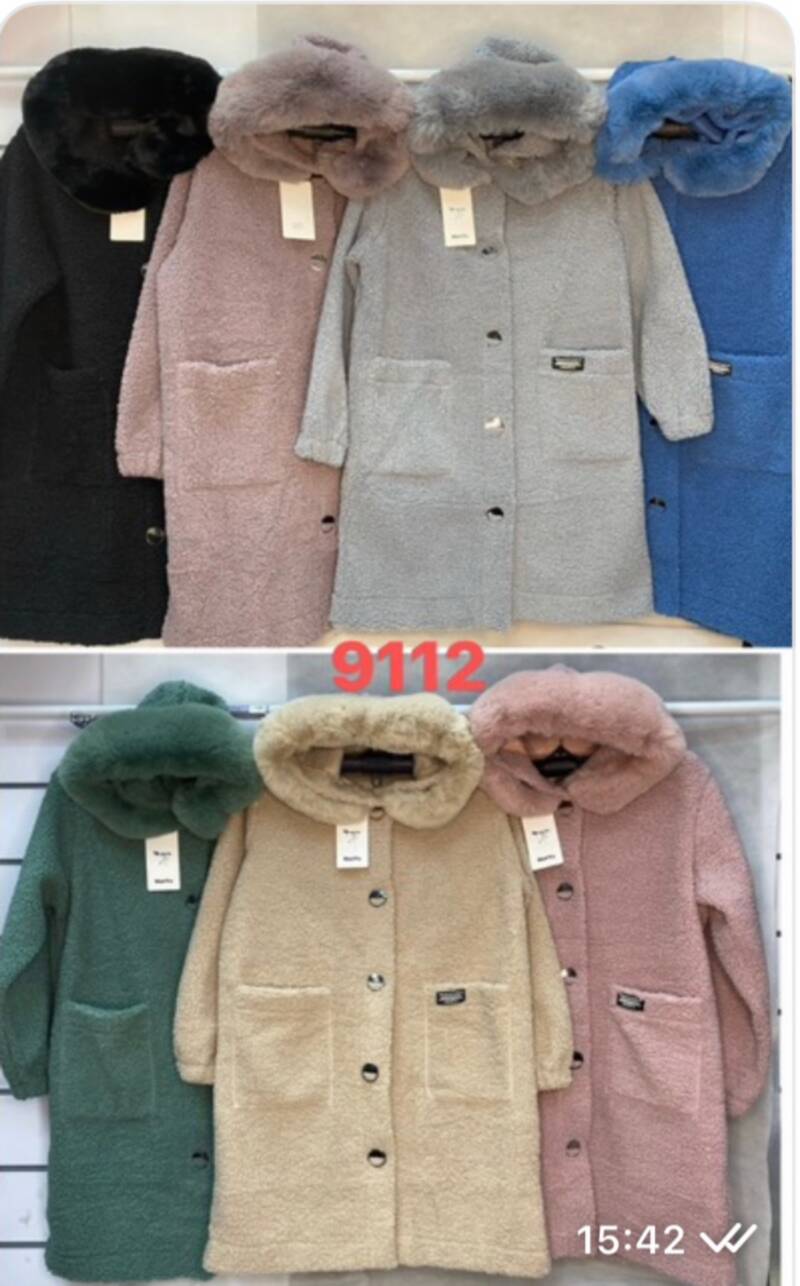 Kurtka alpaka damska Roz S-2XL, 1 Kolor Paczka 5 szt