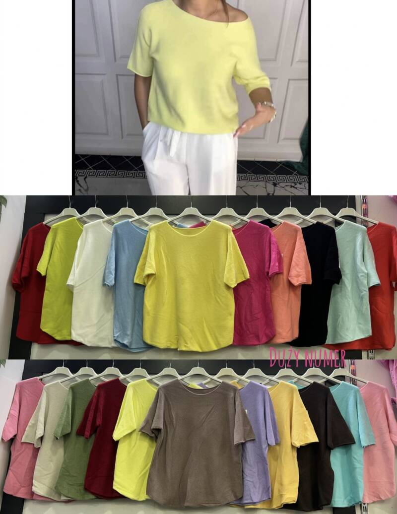 Bluzki damskie Roz Standard, Mix Kolor Paczka 10 szt