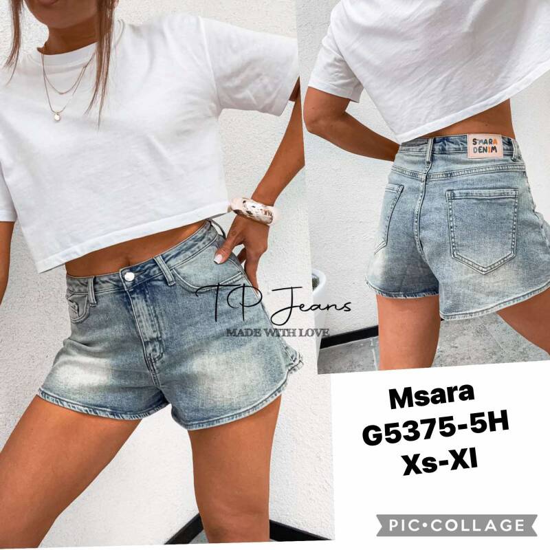 Szorty damskie jeans Roz XS-XL, 1 Kolor .Paczka 10 szt.