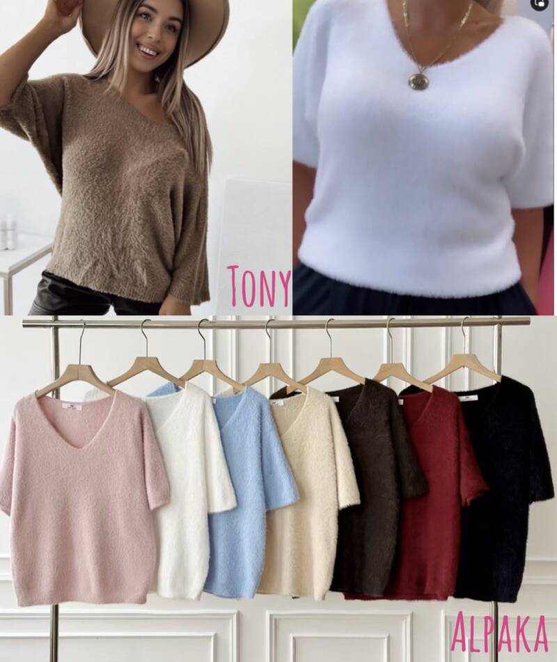 Bluzki damskie Roz Standard, Mix Kolor Paczka 12 szt