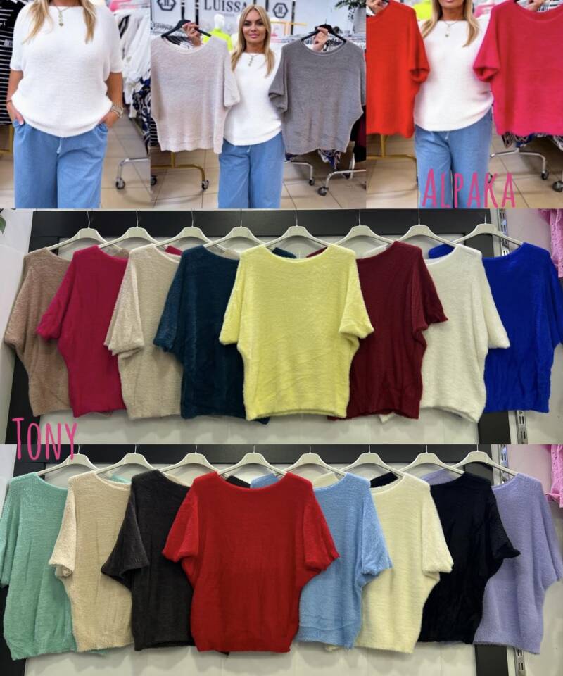 Bluzki damskie Roz Standard, Mix Kolor Paczka 10 szt