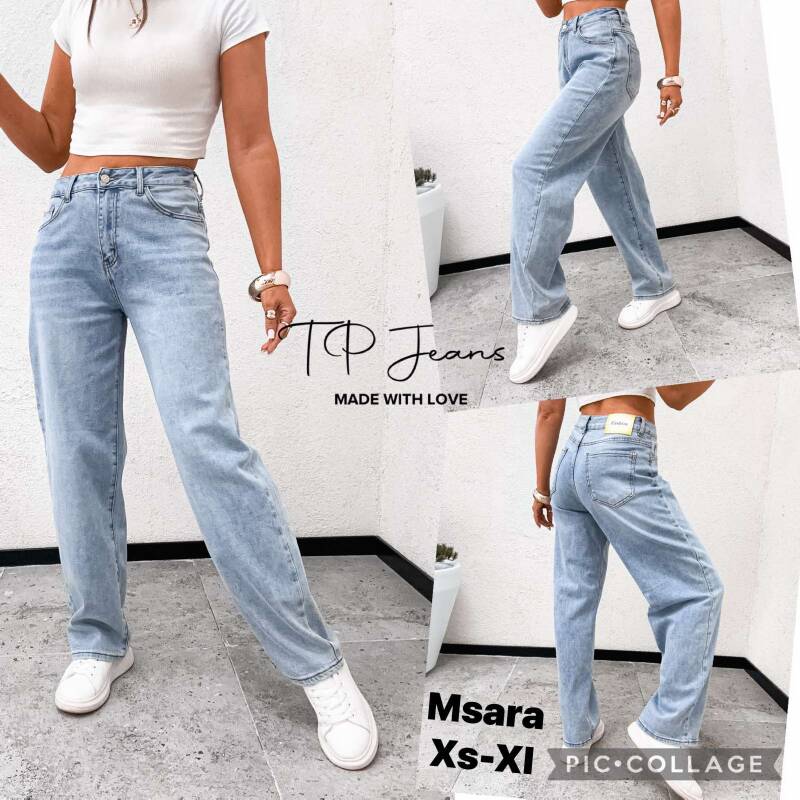 Spodnie damskie jeans Roz XS-XL, 1 Kolor .Paczka 10 szt.
