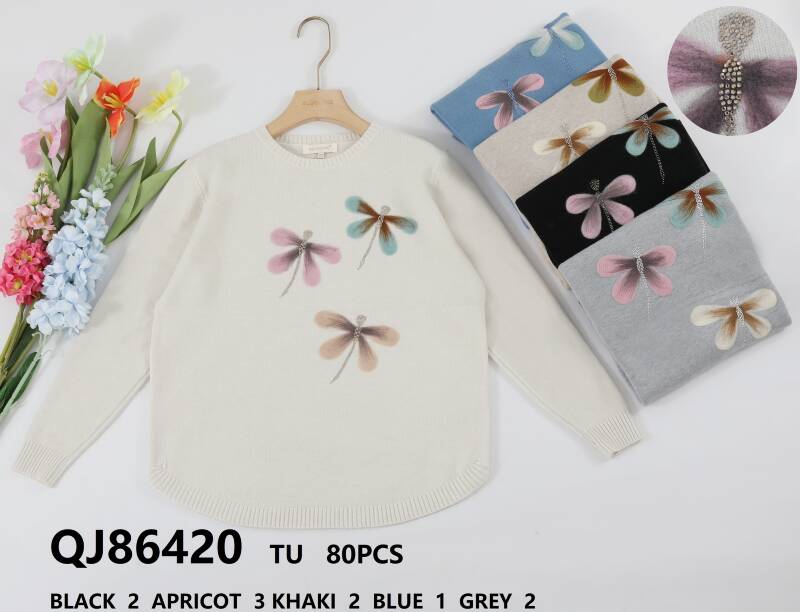 Swetry damskie (Francja produkt) Roz Standard, Mix Kolor Paczka 10 szt.