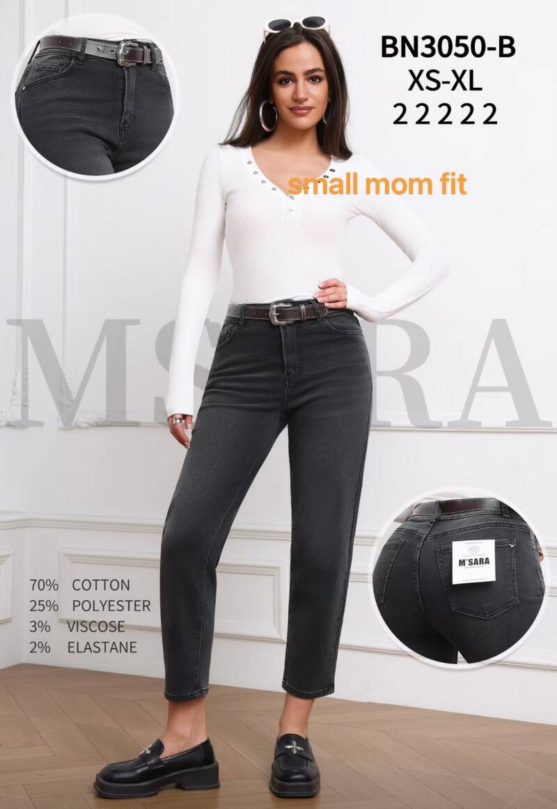 Spodnie damskie jeans Roz XS-XL, 1 Kolor .Paczka 10 szt.