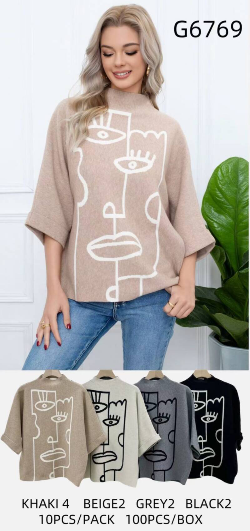  Bluzki damskie  Roz Standard, Mix Kolor .Paczka 10 szt.