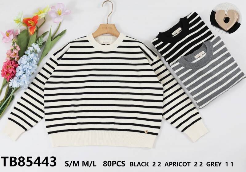 Swetry damskie (Francja produkt) Roz S/M-M/L, Mix Kolor Paczka 10 szt.
