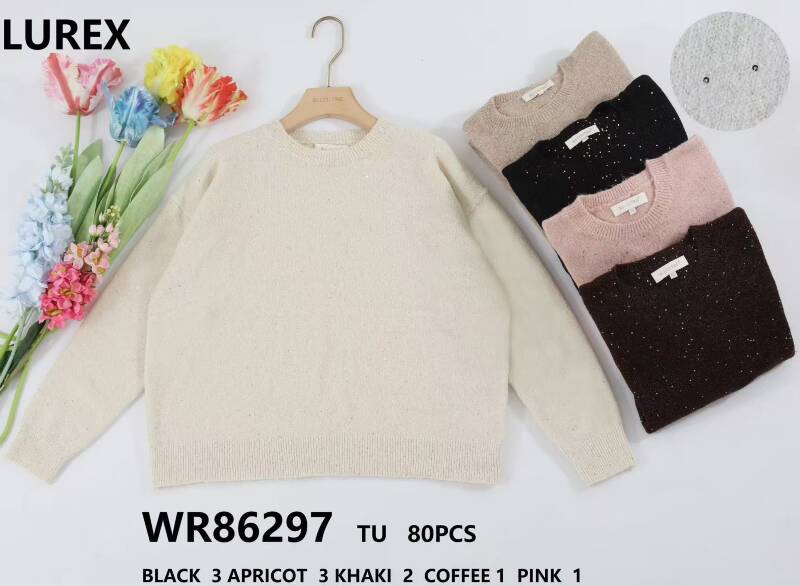Swetry damskie (Francja produkt) Roz Standard, Mix Kolor Paczka 10 szt.