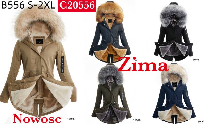 Kurtka alpaka Roz S-2XL, 1 Kolor Paczka 5 szt