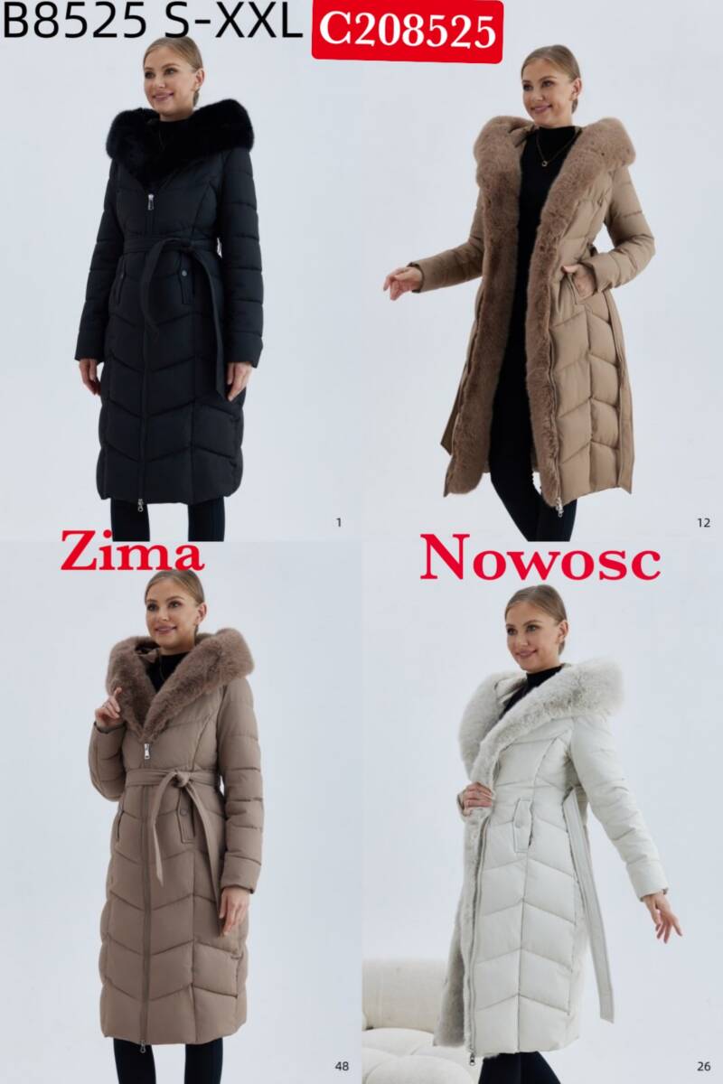 Plaszcze damkie Roz S-2XL, 1 Kolor Paczka 5 szt