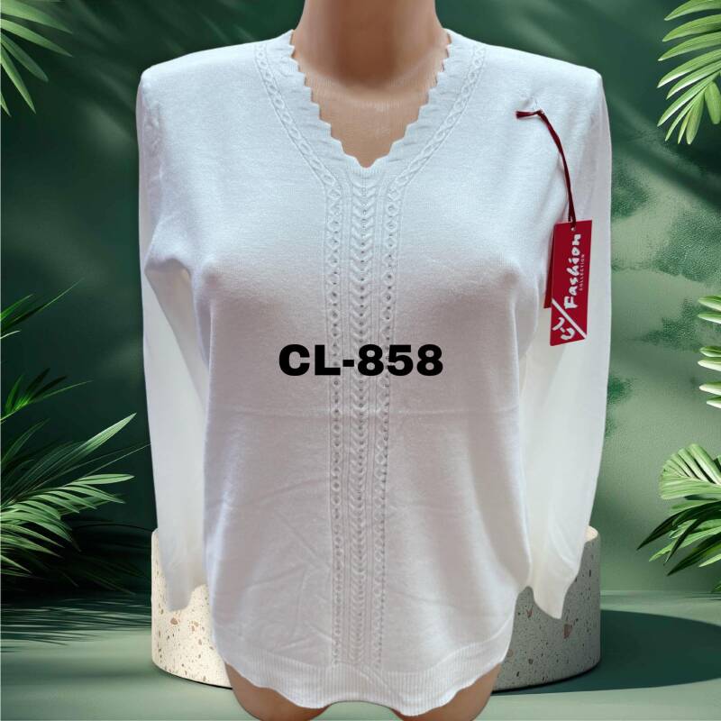 Swetry damskie Roz L-3XL. 1 kolor. Paczka 10 szt