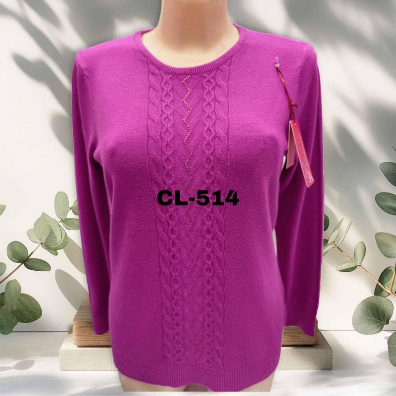 Swetry damskie Roz L-3XL. 1 kolor. Paczka 10 szt