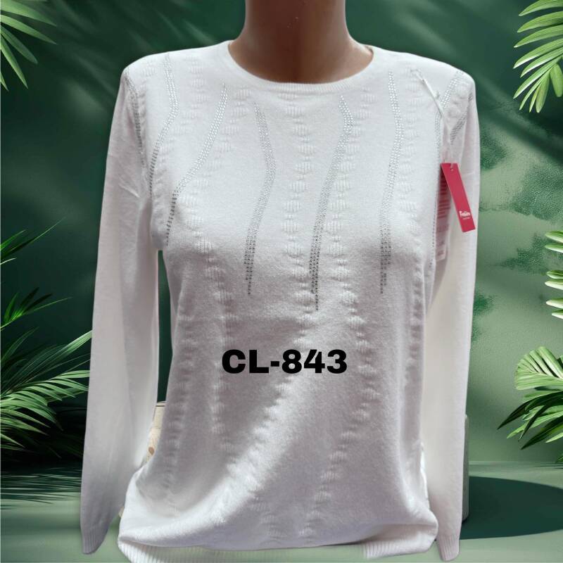 Swetry damskie Roz L-3XL. 1 kolor. Paczka 10 szt