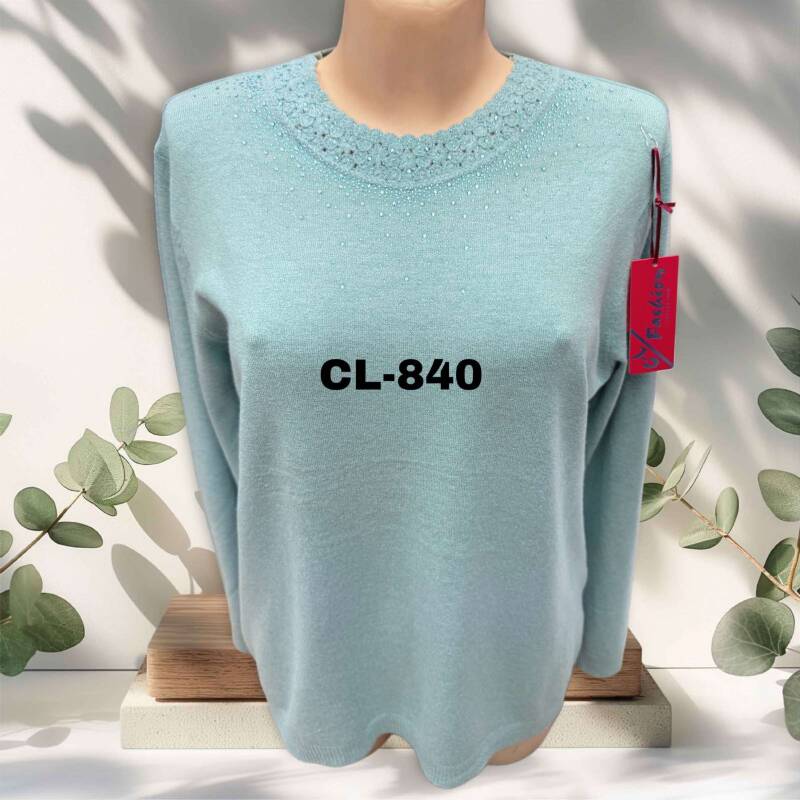 Swetry damskie Roz L-3XL. 1 kolor. Paczka 10 szt