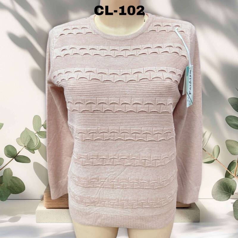 Swetry damskie Roz M-2XL. 1 kolor. Paczka 10 szt