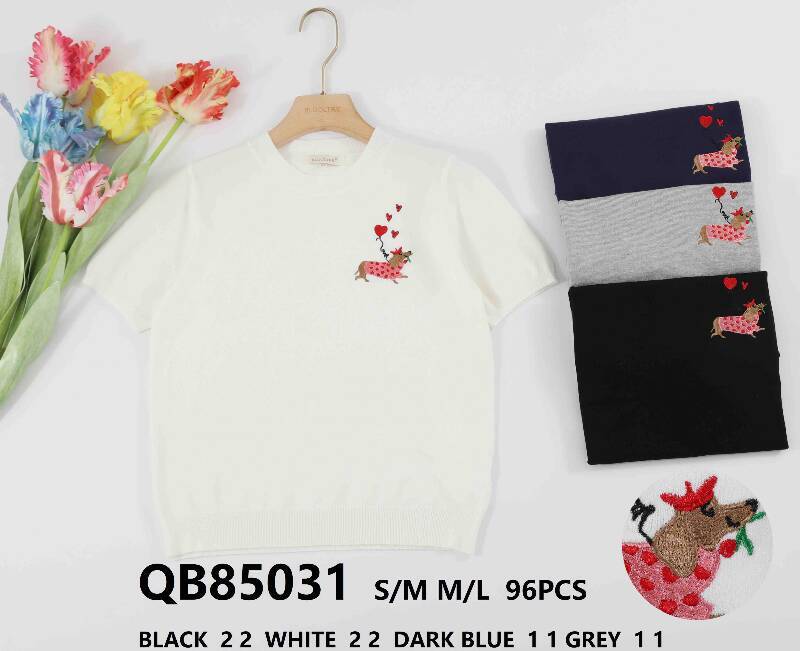 Swetry damskie (Francja produkt) Roz S/M-M/L, Mix Kolor .Paczka 10 szt.