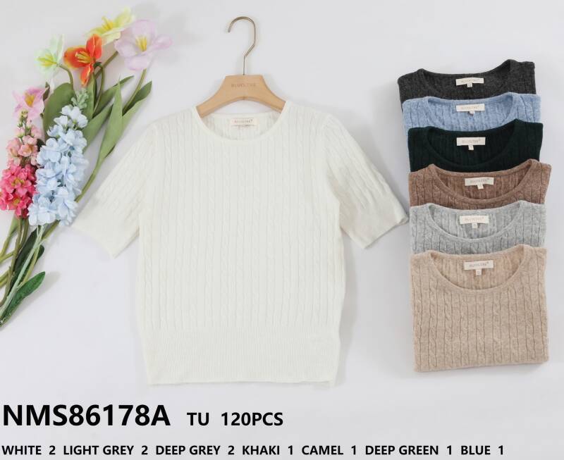 Swetry damskie (Francja produkt) Roz Standard, Mix Kolor .Paczka 10 szt.