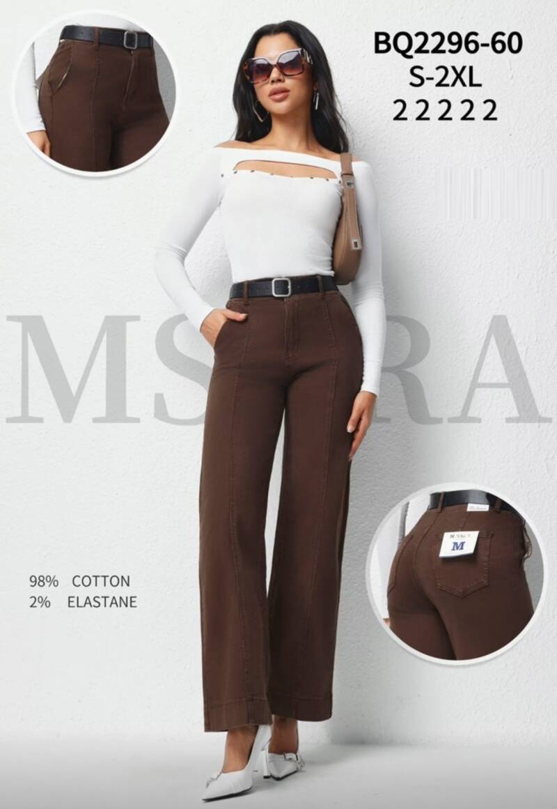 Spodnie damskie jeansy Roz XS-XL, 1 Kolor Paczka 10 szt