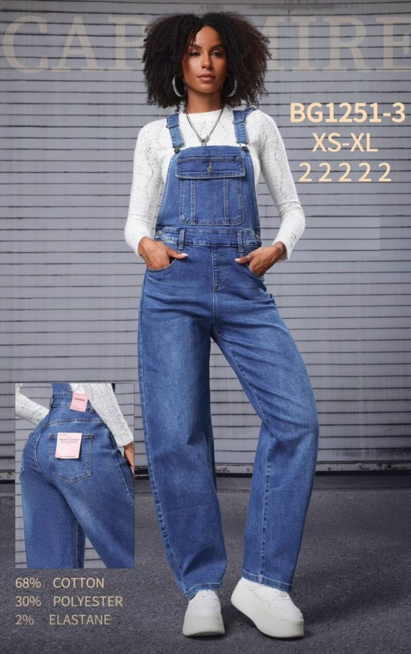 Spodnie damskie jeansy Roz XS-XL, 1 Kolor Paczka 10 szt