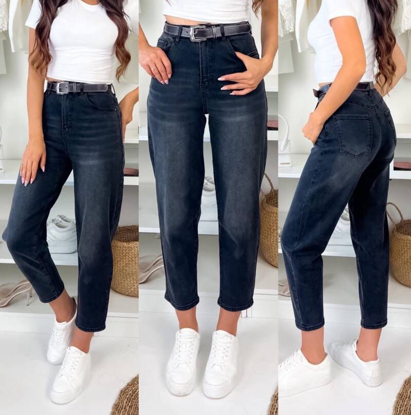 Spodnie damskie jeansy Roz XS-XL, 1 Kolor Paczka 12 szt