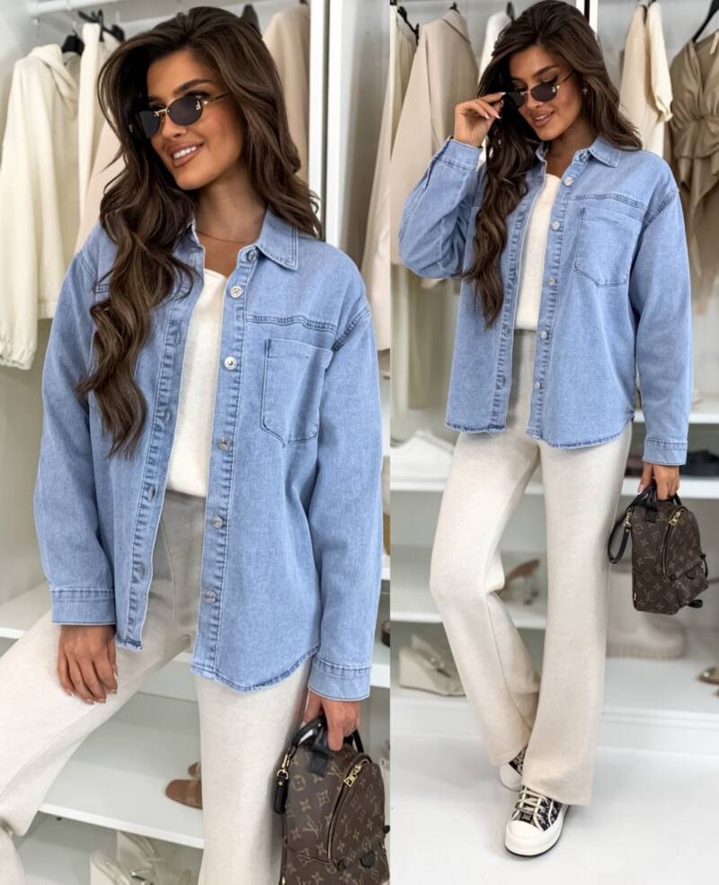 Kurtki damskie jeansy Roz XS-XL, 1 Kolor Paczka 10 szt