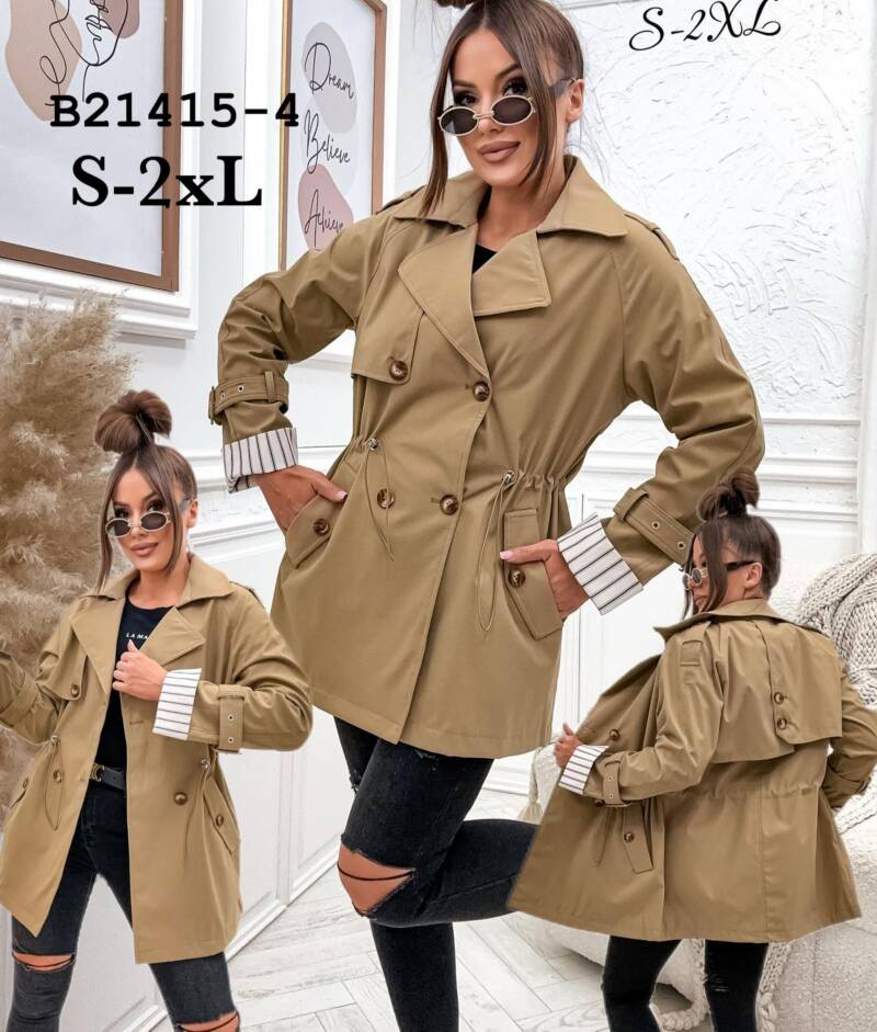 Kurtki damskie cienki Roz S-2XL, 1 Kolor Paczka 5 szt