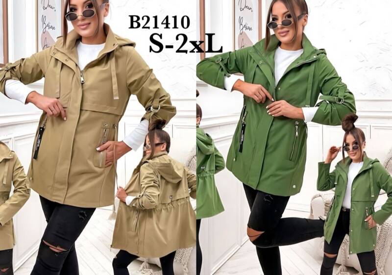 Kurtki damskie cienki Roz S-2XL, 1 Kolor Paczka 5 szt