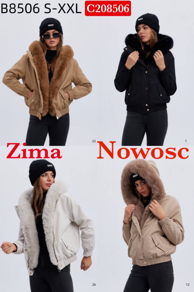 Kurtka alpaka Roz S-2XL, 1 Kolor Paczka 5 szt