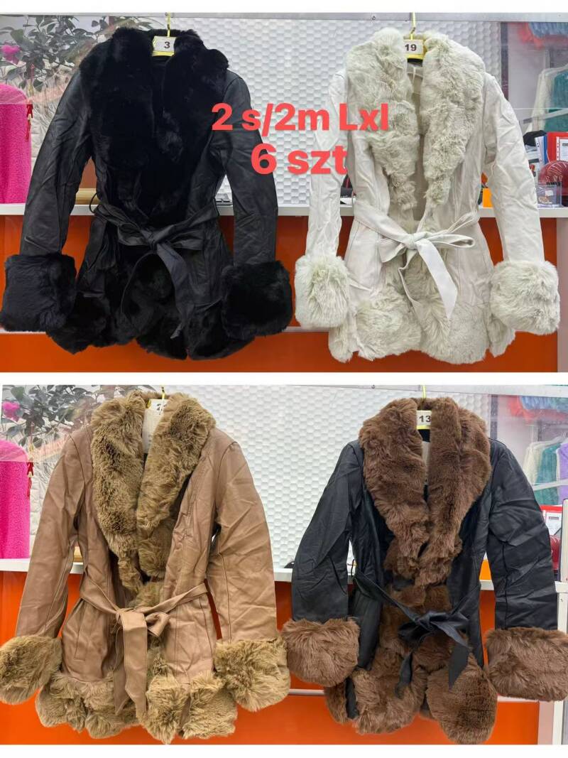 Kurtka alpaka damska (Włoskie produkt) Roz S/M-L/XL, Mix Kolor Paczka 5 szt