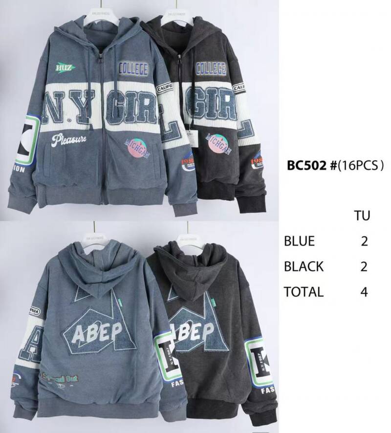 Bluza damska (Francja produkt) Roz Standard, Mix Kolor .Paczka 4 szt.