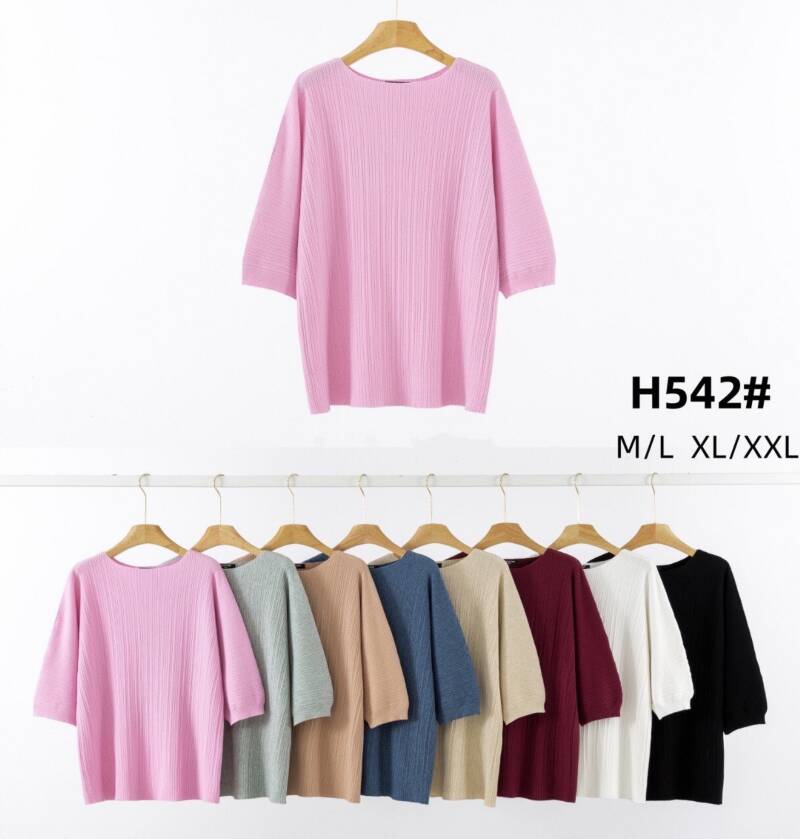 Swetry damskie Roz M/L-XL/2XL. Mix kolor. Paczka 12 szt