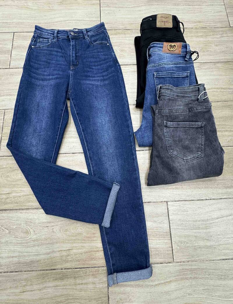 Spodnie damskie jeansy Roz XS-XL, 1 Kolor Paczka 10 szt