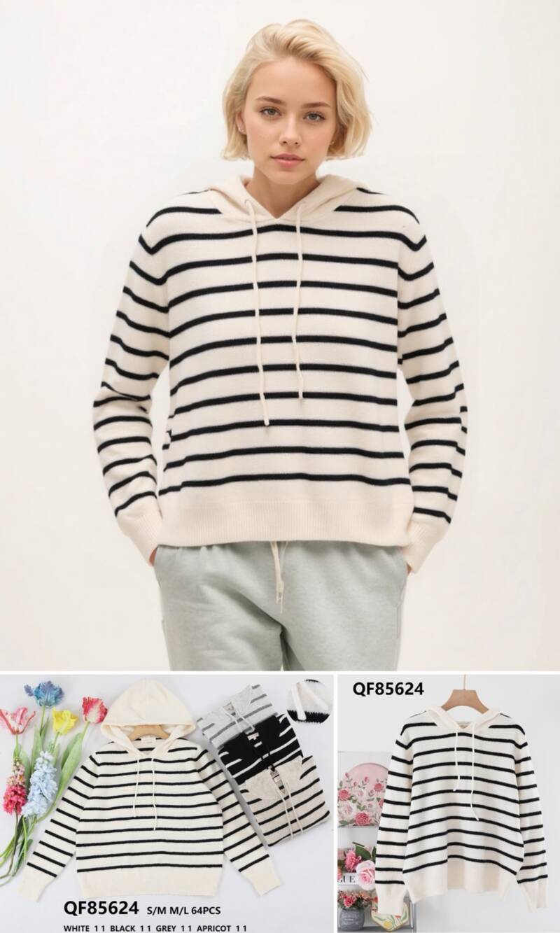 Bluza damska (Francja produkt) Roz S/M-M/L, Mix Kolor .Paczka 8 szt.