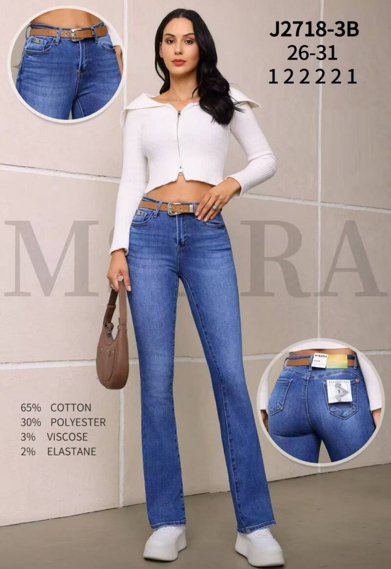 Spodnie damskie jeansy Roz S-2XL, 1 Kolor Paczka 10 szt