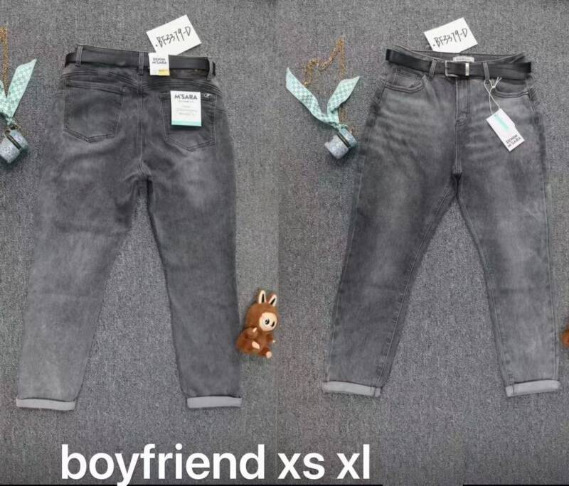 Spodnie damskie jeansy Roz XS-XL, 1 Kolor Paczka 10 szt