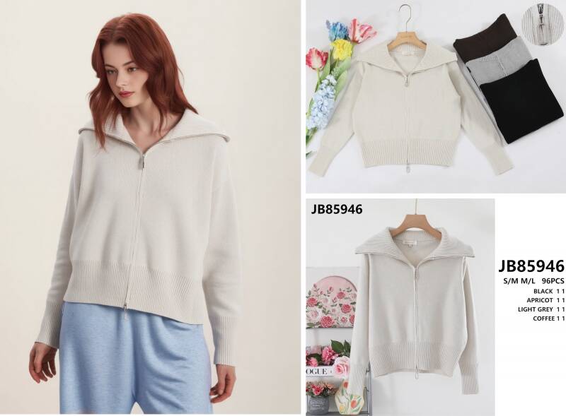 Bluza damska (Francja produkt) Roz S/M-M/L, Mix Kolor .Paczka 8 szt.