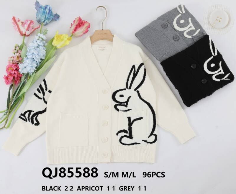 Narzutka damska (Francja produkt) Roz S/M-M/L, Mix Kolor .Paczka 8 szt.