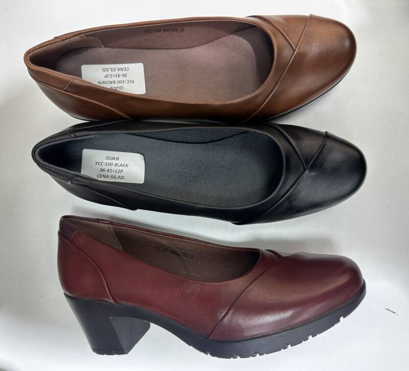 Półbuty damskie Roz 36-41/ 12 par