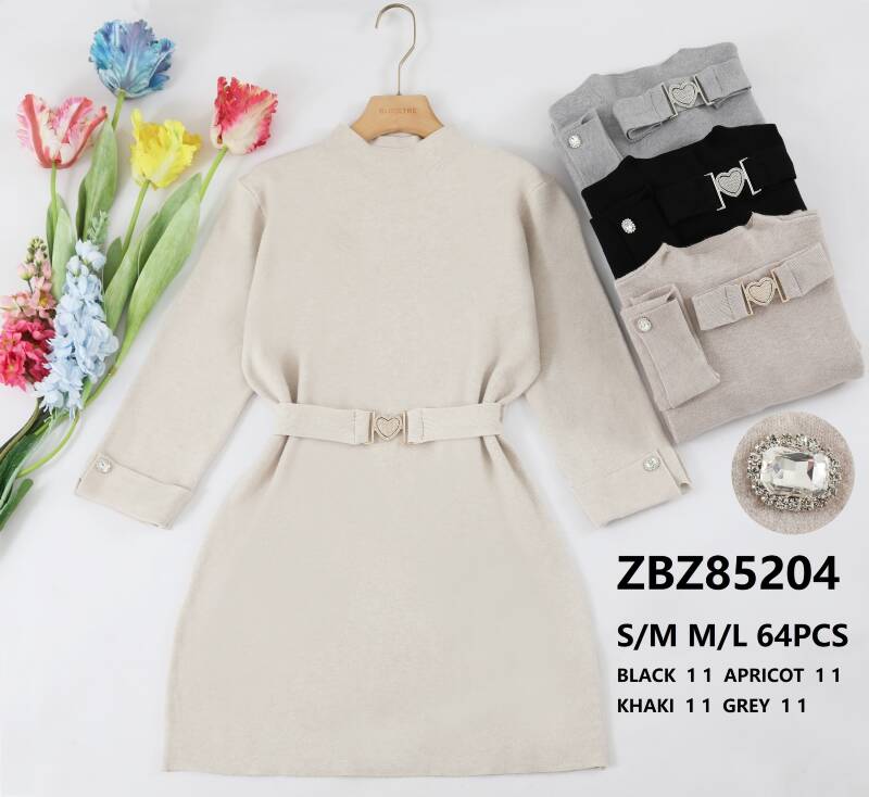 Sukienka damska (Francja produkt) Roz S/M-M/L, Mix Kolor .Paczka 8 szt.