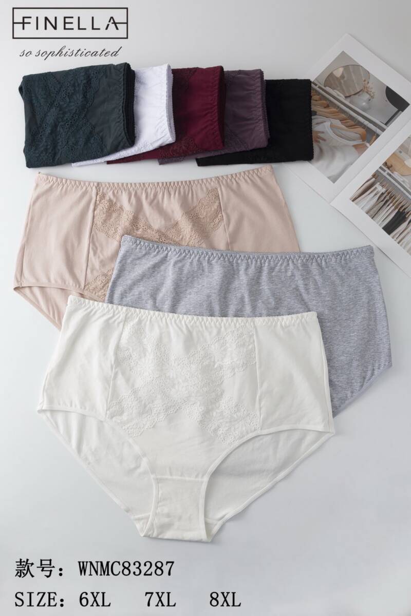 Majtki damskie Roz 6XL-8XL, Mix kolor Paczka 24 szt