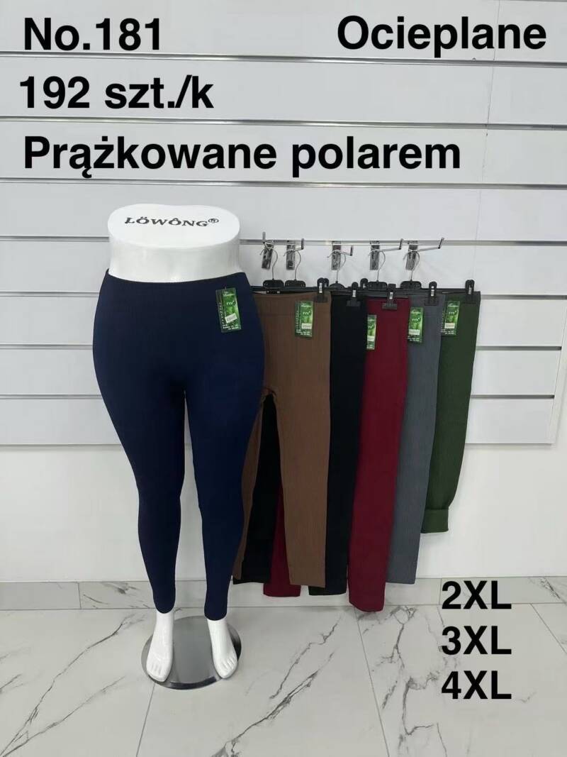 Leginsy damskie Roz 2XL-4XL, Mix kolor Paczka 10 szt