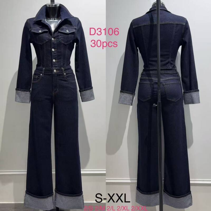 Komplet damskie jeansy Roz S-2XL, 1 Kolor Paczka 10 szt
